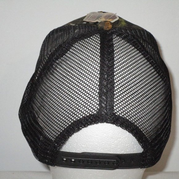 3 Oaks Embroidered Camo  Net Back Fishing Baseball Cap Hat Adjustable New #763 - Picture 5 of 11